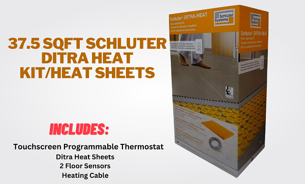 Schluter Ditra Heat Kit, Ditra Heat Sheets