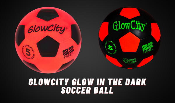 GlowCity Glow in The Dark Soccer Ball - Soccer Ball Gift